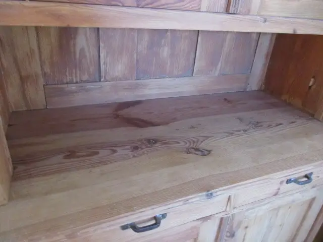 Küchenschrank  Schrank Landhausstil Jugendstil um 1900 Weichholz zweiteilig 6