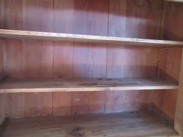 Küchenschrank  Schrank Landhausstil Jugendstil um 1900 Weichholz zweiteilig 8