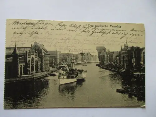 seltene AK Danzig Das nordische Venedig 1929