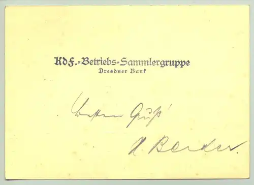 ()  Feldpostkarte. Sonderstempel 6. WHW-Reichs-Straßensammlung - Berlin W 8 - 30.3.1940. Siehe bitte Beschreibung.