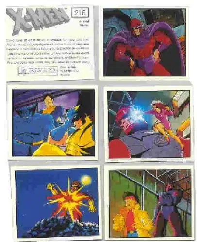 NEU : Versandkosten ab Euro 3,00 () PANINI Tütenbilder : Serie \\\"X-Men\\\". Komplette Serie. Sie erhalten alle 216 Einzelbilder in UNGEBRAUCHTEM Zustand ! Scan zeigt nur ein paar Beispiele. 216 mehrfarbige, nummerierte Sammelbildchen...