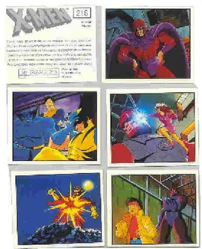 () PANINI Tütenbilder : Serie \"X-Men\". Komplette Serie. Sie erhalten alle 216 Einzelbilder in UNGEBRAUCHTEM Zustand !