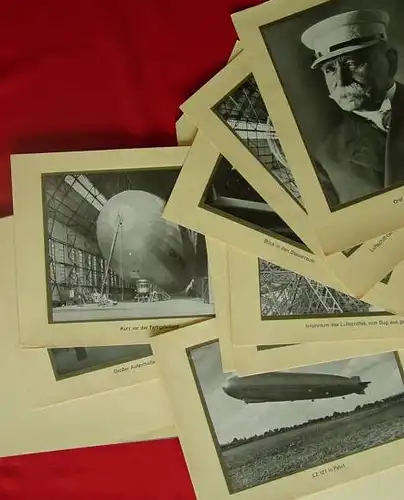 (1012215) Original-Bildmappe  LZ 127 \'Graf Zeppelin\' nach 15 Originalphotographien vom Bau des Luftschiffes . Herausgegeben vom Luftschiffbau Zeppelin G.m.b.H. Friedrichshafen a. Bodensee. 
