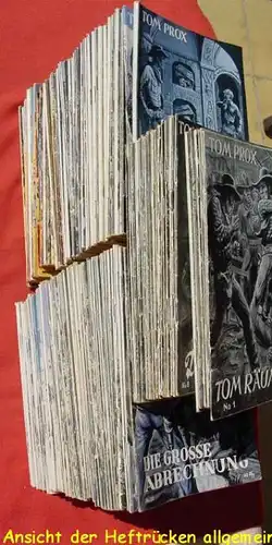 (1045210)  Tom Prox Sammlung. 176 verschiedene Originalhefte ab 1950 ! Wildwest-Abenteuer. Uta-Verlag, Sinzig (Rhein)