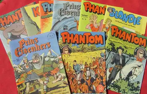 () Herrliche Comic-Sammlung &quot;Phantom-Heft&quot; 1952-1955 ND. Phantom-Hefte-Sammlung. 