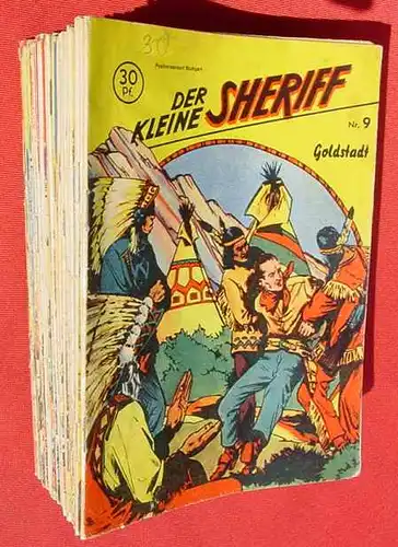 (1037333) Comics. 42 x Der Kleine Sheriff. Originalhefte ! Mondial-Pabel 1954-1957. Versandkosten ab 5 Euro ! Weitere wichtige Infos siehe bitte Beschreibung u. Bilder 