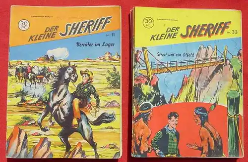 () Comics. 42 x Der Kleine Sheriff. Originalhefte ! Mondial-Pabel 1954-1957. Versandkosten ab 5 Euro ! Weitere wichtige Infos siehe bitte Beschreibung u. Bilder 