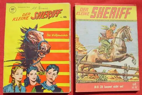 () Comics. 42 x Der Kleine Sheriff. Originalhefte ! Mondial-Pabel 1954-1957. Versandkosten ab 5 Euro ! Weitere wichtige Infos siehe bitte Beschreibung u. Bilder 