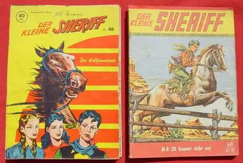 Neu : Versandkosten ab Euro 6,00 / BRD - andere Versandkosten-Angaben sind ungültig . () Comics. 42 x Der Kleine Sheriff. Originalhefte ! Mondial-Pabel 1954-1957. Weitere wichtige Infos siehe bitte Beschreibung u. Bilder.