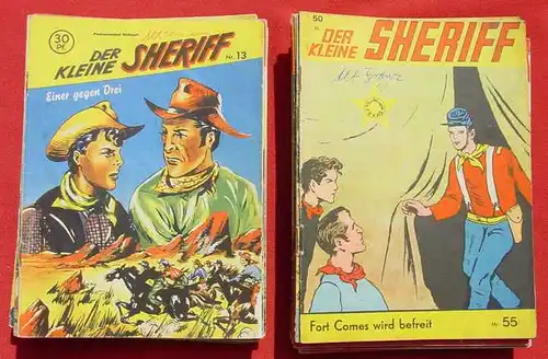 () Comics. 42 x Der Kleine Sheriff. Originalhefte ! Mondial-Pabel 1954-1957. Versandkosten ab 5 Euro ! Weitere wichtige Infos siehe bitte Beschreibung u. Bilder 