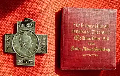 (1016268) Rotes Kreuz Heidelberg 1918. Original-Orden im Original-Etui