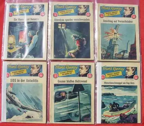 Neu und derzeit gültig : Versandkosten in BRD ab Euro 7,00 / egal ob an anderer Stelle anders angegeben !  (intern ) Frank Kenney-Sammlung / Einzelhefte. Originale. Nr. 1-47 (ohne Nr. 5 u. Nr. 6) Romanhefte, Groschenromane. Siehe bitte...