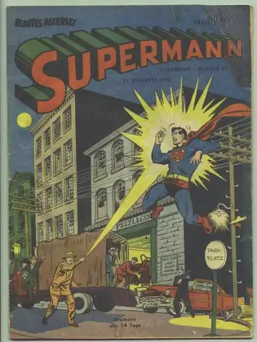 (1047314)  ORIGINAL Comic : Buntes Allerlei 1953 : Nr. 45 / Mit Supermann (Aller-Verlag). Siehe bitte Beschreibung und Bild
