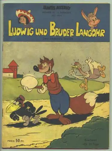 (1047318)  ORIGINAL Comic : Buntes Allerlei 1954 : Nr. 15 / Mit Supermann (Aller-Verlag). Siehe bitte Beschreibung und Bild
