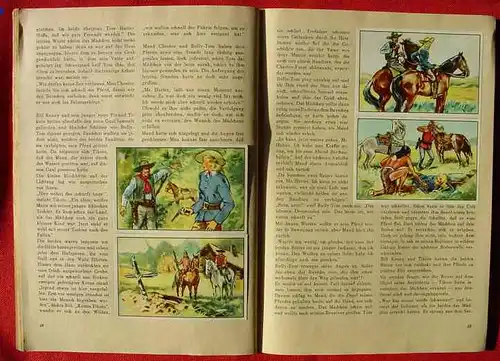 (2-095) Romanheft von 1952 \"Indi Abenteuer\". Bill Kenny-Abenteuer, Band 1. Sehr selten. Siehe bitte Beschreibung u. Bilder ... 
