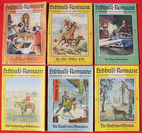 () Erdball-Romane. Sammlung aller erschienenen Hefte Nr. 1 bis Nr. 1000. Verlag Fritz Mardicke, Hamburg  /  Wolfgang Marken