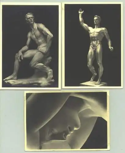 Neu : Versandkosten ab Euro 2,00 () ARNO BREKER. Kleine Partie von 7 verschiedenen Foto-Postkarten (Karten-Nummern : 20, 23, 28, 30, 37, 38, 42). Aufnahmen von Ch. Rohrbach, Film - Foto - Verlag, Berlin (vermutlich Drittes Reich ?). Eine der 7...