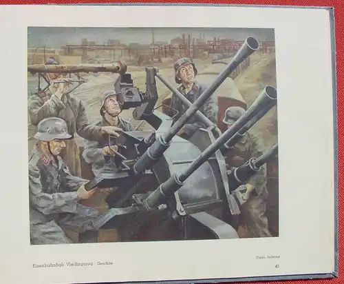 (1013597) Bildband &quot;Flak an Rhein u. Ruhr&quot; 1942. Drittes Reich. Militaria. Weltkrieg II. Siehe bitte Beschreibung u. Bilder ... 

