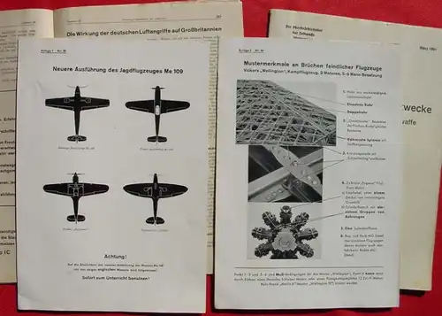 (2001469) Frontnachrichtenblatt der Luftwaffe 1941. 20 S. mit Bildtafeln-Anlagen. Siehe bitte Beschreibung u. Bilder
