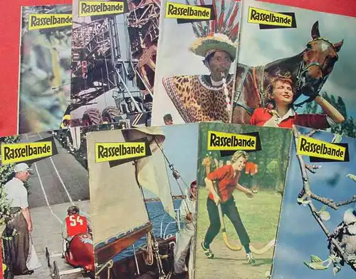 ()  Rasselbande 1956. Kinder-Jugend-Magazine. 22 verschiedene Magazine. Siehe bitte Beispeilbilder