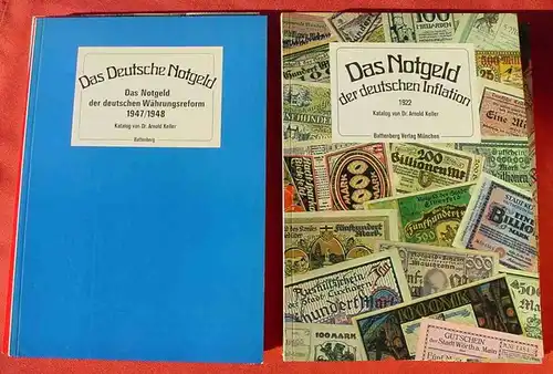 (1047404) Partie von 13 versch. antiquarischen Geldscheine-Kataloge von Dr. Arnold Keller. Siehe bitte Bilder und Beschreibung. 