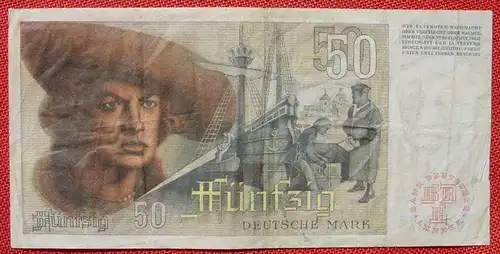 (R82412) Deutschland. Fünfzig Deutsche Mark. Serie 9. 12. 1948. Original- Banknote. 