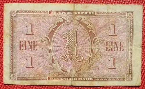 (R80214) Deutschland. Eine Deutsche Mark. Serie 1948. Original. Banknote. Geldschein. Kopfgeld. 