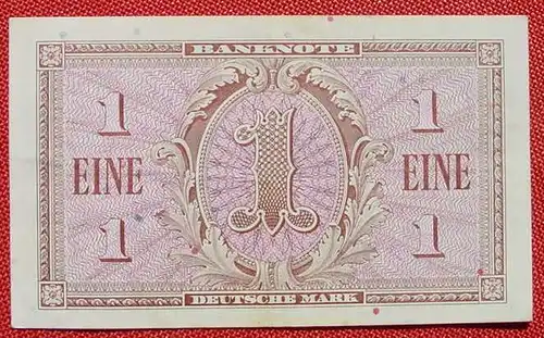 (R80215) Deutschland. Eine Deutsche Mark. Serie 1948. Original. Banknote. Geldschein. Kopfgeld. 