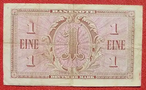 (R80216) Deutschland. Eine Deutsche Mark. Serie 1948. Original. Banknote. Geldschein. Kopfgeld. 

