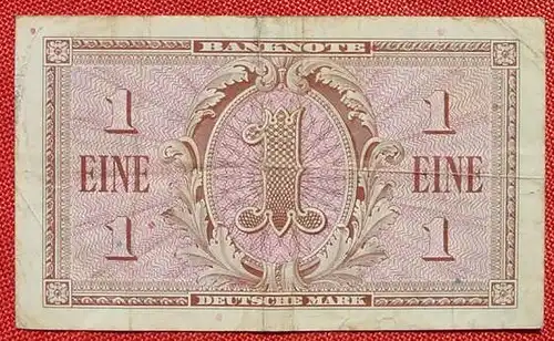 (R80217) Deutschland. Eine Deutsche Mark. Serie 1948. Original. Banknote. Geldschein. Kopfgeld. 