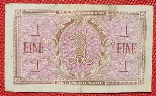 (R80219) Deutschland. Eine Deutsche Mark. Serie 1948. Original. Banknote. Geldschein. Kopfgeld. 