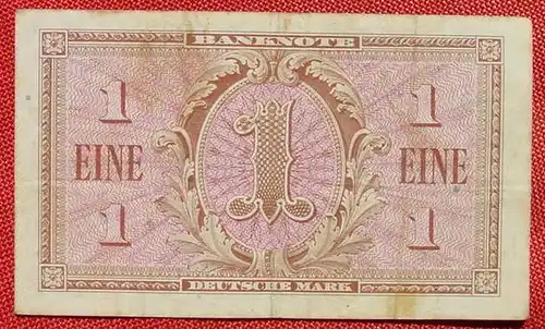 (R80220) Deutschland. Eine Deutsche Mark. Serie 1948. Original. Banknote. Geldschein. Kopfgeld. 