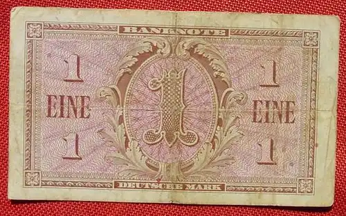 (R80230) Deutschland. Eine Deutsche Mark. Serie 1948. Original. Banknote. Geldschein. Kopfgeld. 