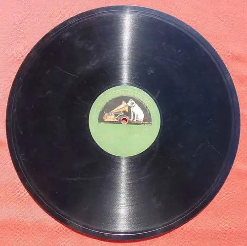 (2002309) Johann Strauß "Fledermaus-Quadrille" Alte Schellack-Schallplatte. Siehe bitte Beschreibung u. Bilder
