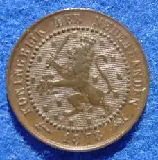 () Muenze 1 Cent 1878 Niederlande