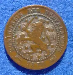 () Muenze 1 Cent 1878 Niederlande