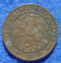 () Muenze 1 Cent 1878 Niederlande