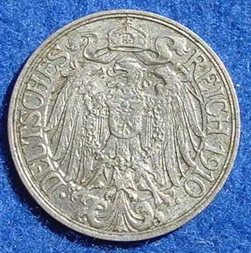 () 25 Pfennig 1910-A. Deutsches Reich, J. 18