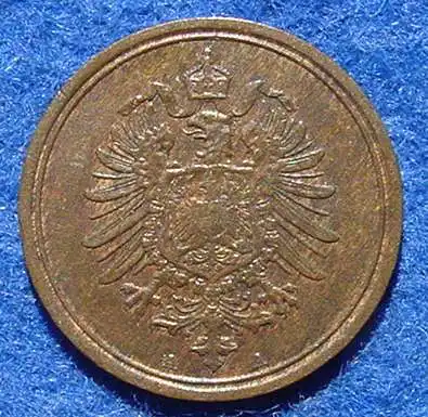 () 1 Pfennig 1876-A. Deutsches Reich, Jaeger-Katalog Nr. 1