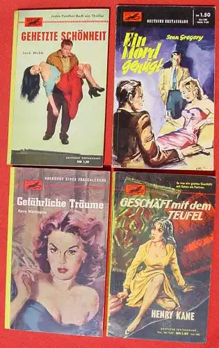 4 x Panther-Buch. Taschenbuecher ()