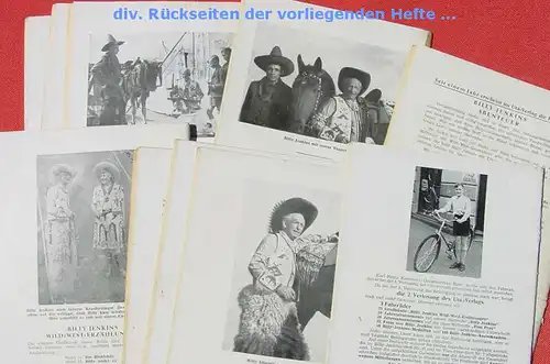 () Billy Jenkins Hefte von 1950 ! Seltene u. frühe Ausgaben. 10 verschiedene Hefte. Siehe bitte Bilder u. Beschreibung