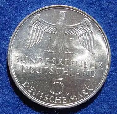 () 5 DM 1971 - G. Dem deutschen Volke. Reichsgruendung 1871-1971. Silber-Gedenkmuenze. Deutschland