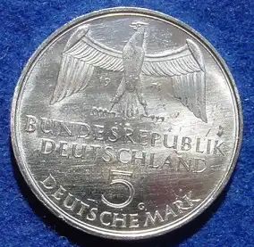 () 5 DM 1971 - G. Dem deutschen Volke. Reichsgruendung 1871-1971. Silber-Gedenkmuenze. Deutschland