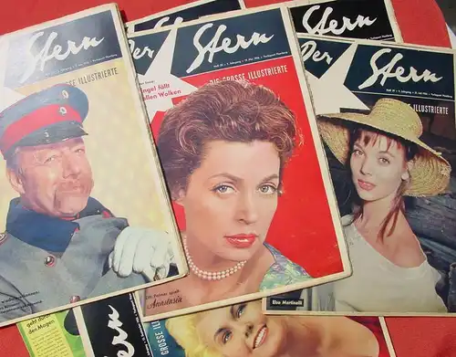 () Stern Illustrierte. 58 x Magazine aus 1956-1958, siehe bitte Beschreibung u. Bilder