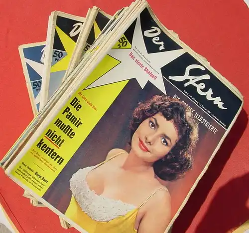 () Stern Illustrierte. 58 x Magazine aus 1956-1958, siehe bitte Beschreibung u. Bilder