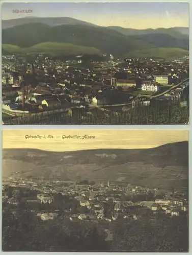 Gebweiler. Frankr. 2 x AK 1915 (1026402)