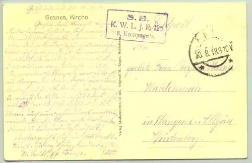 Gesnes. Frankr. AK 1918 (1026441)