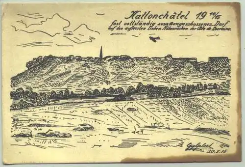 Hattonchatel. Frankr. AK 1915 ()