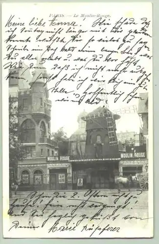 Paris Moulin-Rouge. Frankr. AK 1904 ()