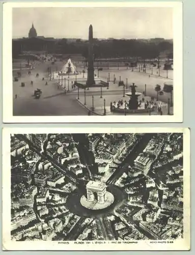 Paris. Frankr. 2 x AK 1928 /37 ()